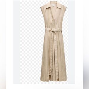 Zara woman collection sleeveless dress